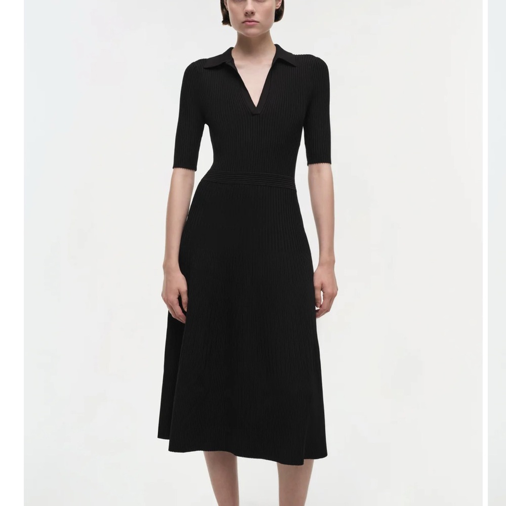 Simkhai Ribbed Polo Dress